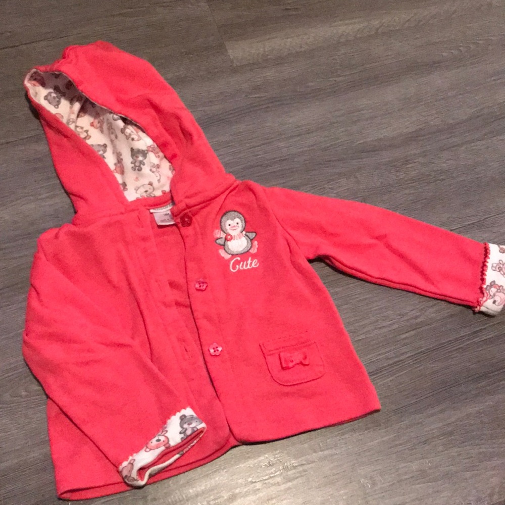 Absorba Baby Girls Pink Hoodie